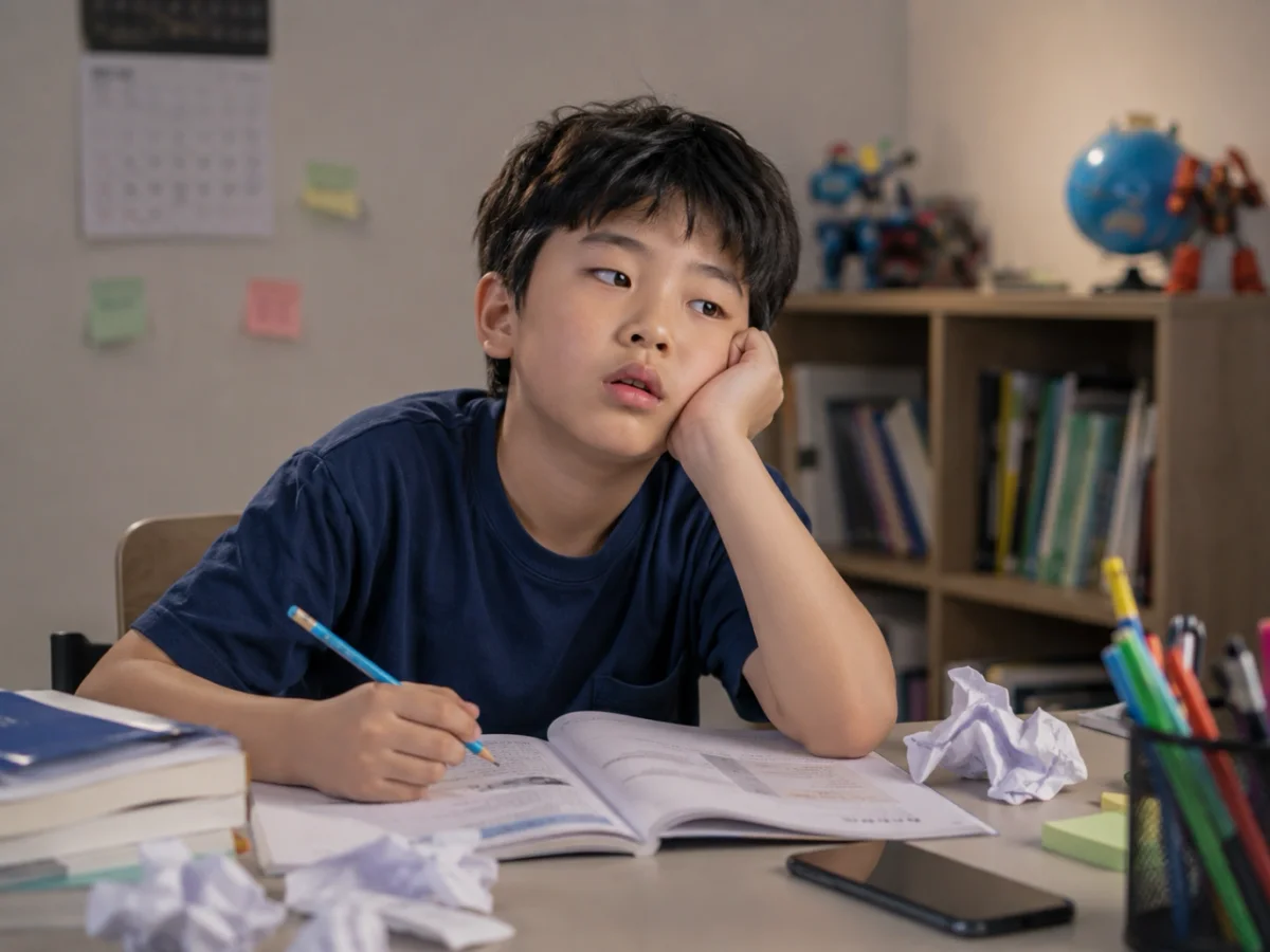 아동 집중력 부족 자가진단
